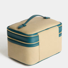 Natural/Petrol Blue