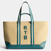 Natural/Petrol Blue