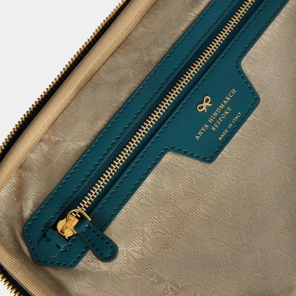 Natural/Petrol Blue