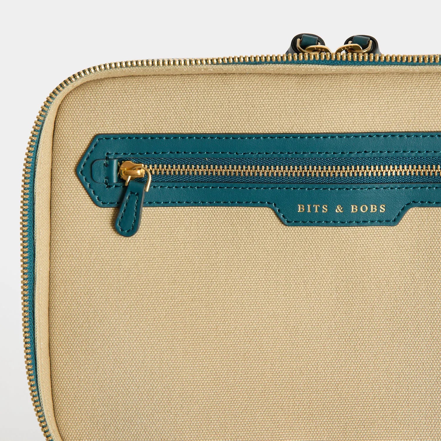 Natural/Petrol Blue