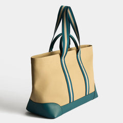 Natural/Petrol Blue