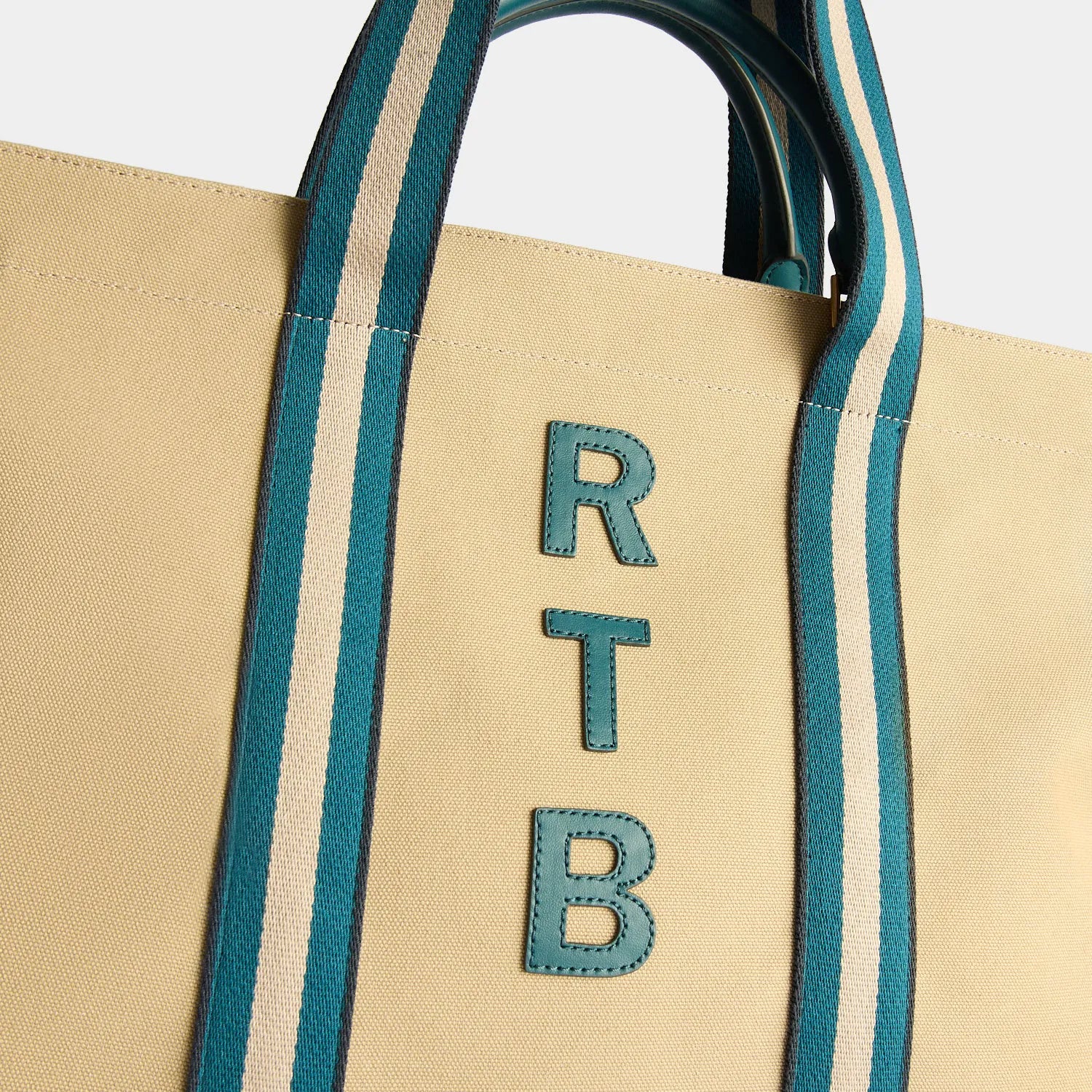 Natural/Petrol Blue