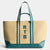 Natural/Petrol Blue